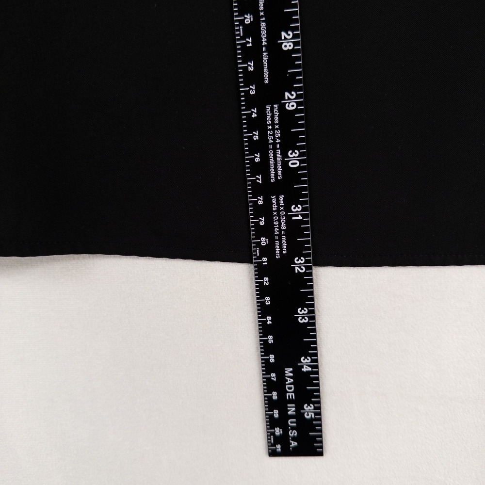 TOBI Mini Shift Dress Sz Small Black Short Cuffed Sleeve Lined Retro Minimalist - Picture 6 of 9
